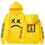 Trendy Smiling Face Print Pullover Hoodies for Couples - Unisex Streetwear Sweatshirts - Korvel