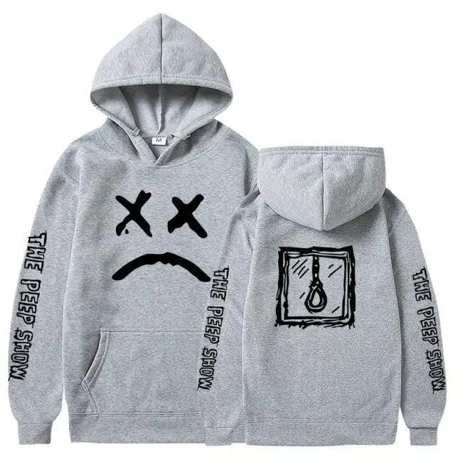 Trendy Smiling Face Print Pullover Hoodies for Couples - Unisex Streetwear Sweatshirts - Korvel