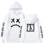 Trendy Smiling Face Print Pullover Hoodies for Couples - Unisex Streetwear Sweatshirts - Korvel