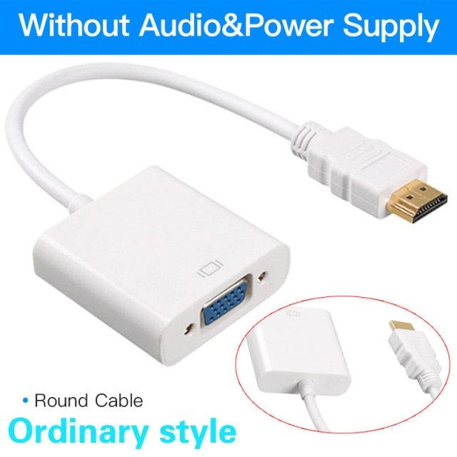 Adaptador HDMI a VGA Premium - Convertidor 1080p