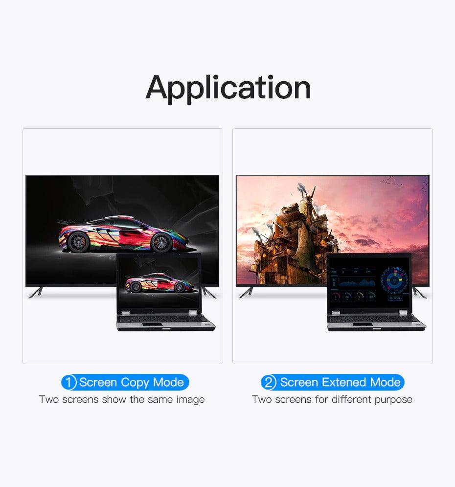 Adaptador HDMI a VGA Premium - Convertidor 1080p