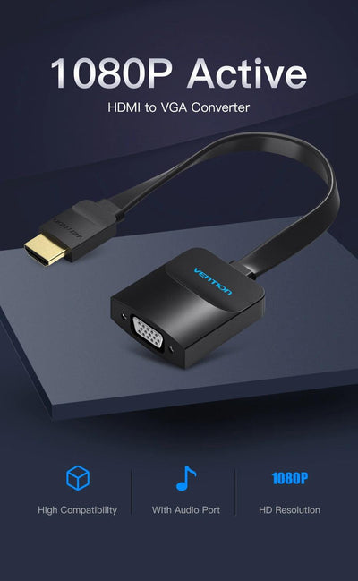 Premium HDMI to VGA Adapter - 1080p Converter