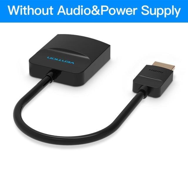 Adaptador HDMI a VGA Premium - Convertidor 1080p