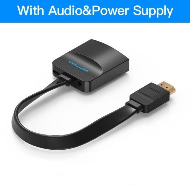 Adaptador HDMI a VGA Premium - Convertidor 1080p