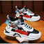 New high top shoes for men white shoes thick soled sports and leisure shoes - Korvel