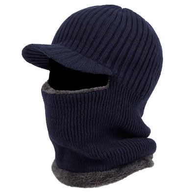 Premium Hooded Wool Beanie for Outdoor Comfort