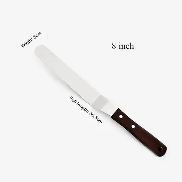 Premium Stainless Steel Cake Spatula Set for Perfect Icing
