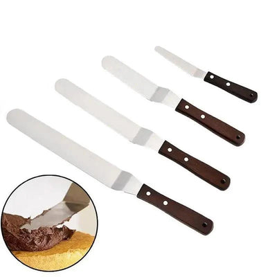 Premium Stainless Steel Cake Spatula Set for Perfect Icing