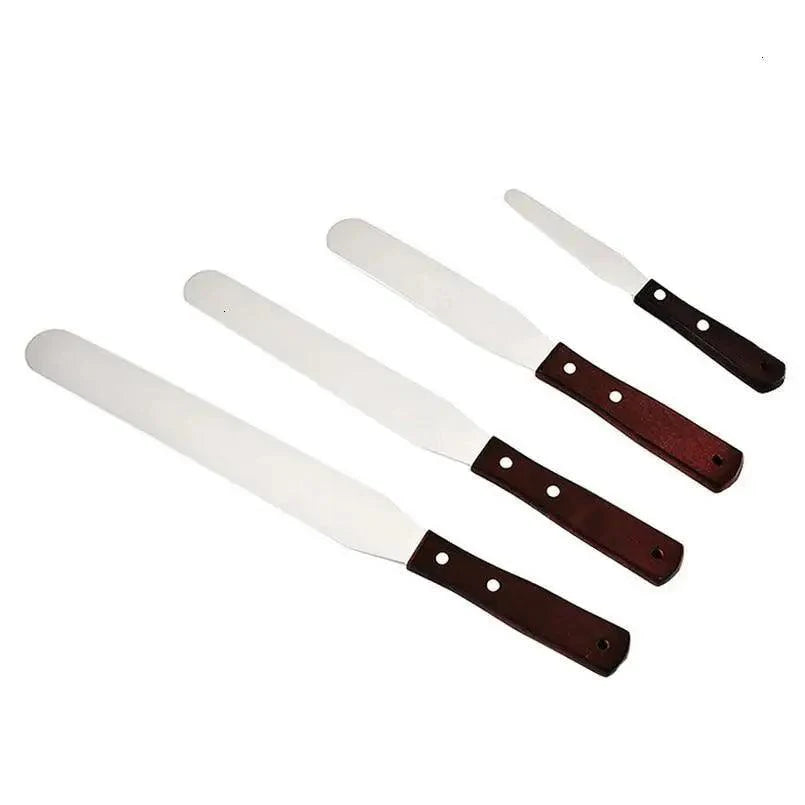 Premium Stainless Steel Cake Spatula Set for Perfect Icing