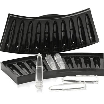 Bullet Skull Ice Cube Maker - Premium Silicone Tray