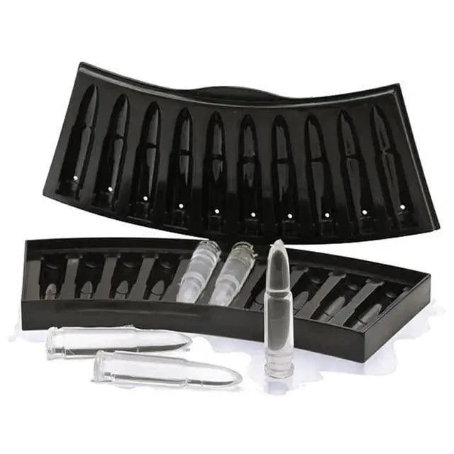 Bullet Skull Ice Cube Maker - Premium Silicone Tray