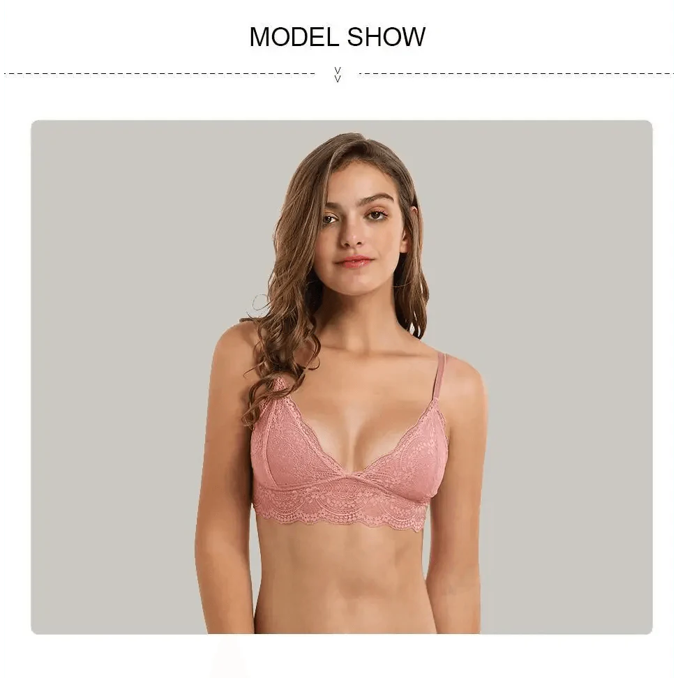 Brassière en Dentelle Élégante pour Femmes - Confortable et Stylée
