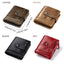 New Leather Wallet Crazy Horse Leather Zipper Buckle Wallet Leather Multifunctional Clutch - Korvel