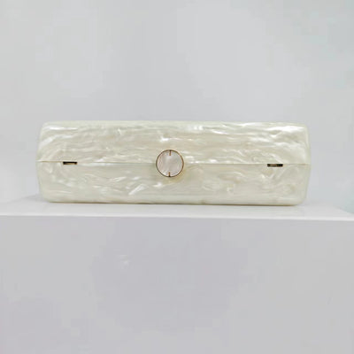 New luggage with acrylic personality, cute, simple, sweet, wedding banquet bag, one shoulder diagonal cross, fashionable woman - Korvel