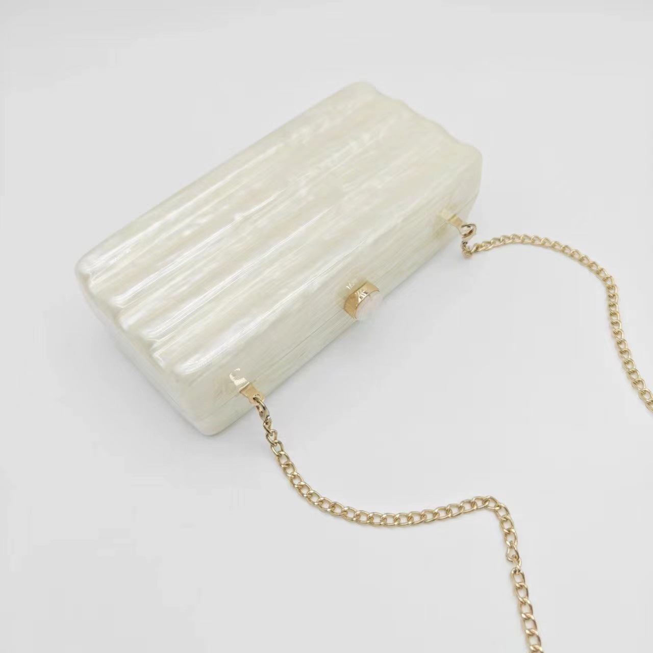 New luggage with acrylic personality, cute, simple, sweet, wedding banquet bag, one shoulder diagonal cross, fashionable woman - Korvel