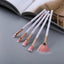 Luxurious 12/8/5-Piece Eye and Lip Makeup Brush Set with Comb and Sponge - Korvel