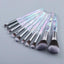 Luxury Crystal Makeup Brush Set - 10 Pcs for Flawless Application