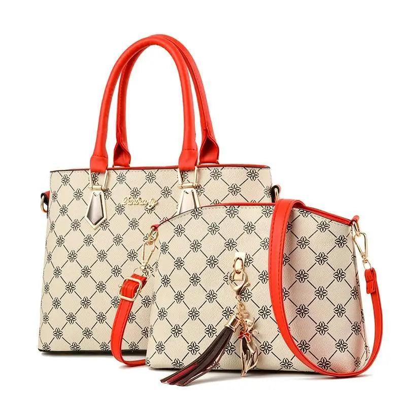Ensemble de Sacs à Main en Cuir de Luxe - Ensemble de 2 Pièces Élégant