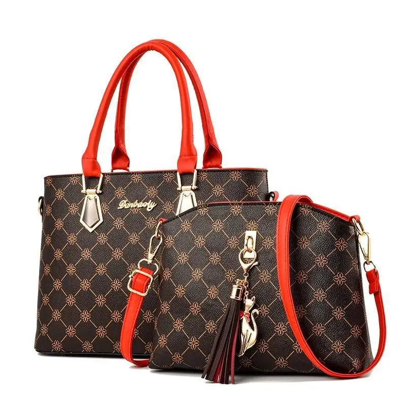 Ensemble de Sacs à Main en Cuir de Luxe - Ensemble de 2 Pièces Élégant