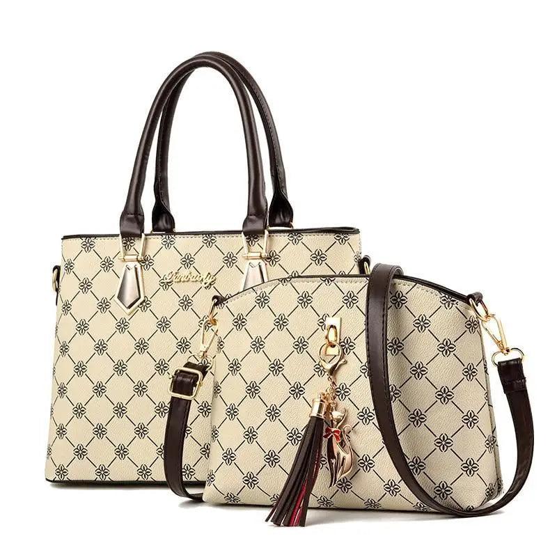Ensemble de Sacs à Main en Cuir de Luxe - Ensemble de 2 Pièces Élégant