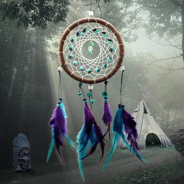 Atrapa Sueños de Plata Gris de Lujo - Decoración Elegante para el Hogar