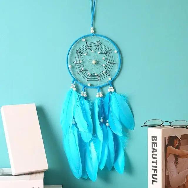 Atrapa Sueños de Plata Gris de Lujo - Decoración Elegante para el Hogar