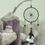 Atrapa Sueños de Plata Gris de Lujo - Decoración Elegante para el Hogar