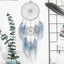 Atrapa Sueños de Plata Gris de Lujo - Decoración Elegante para el Hogar