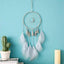 Atrapa Sueños de Plata Gris de Lujo - Decoración Elegante para el Hogar