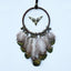 Atrapa Sueños de Plata Gris de Lujo - Decoración Elegante para el Hogar