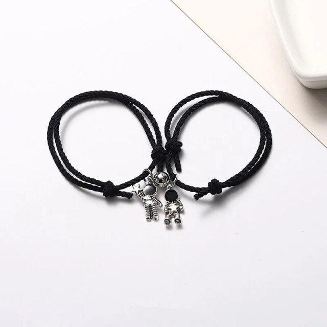 Magnetic Couple Bracelet Set - Stylish Friendship Jewelry