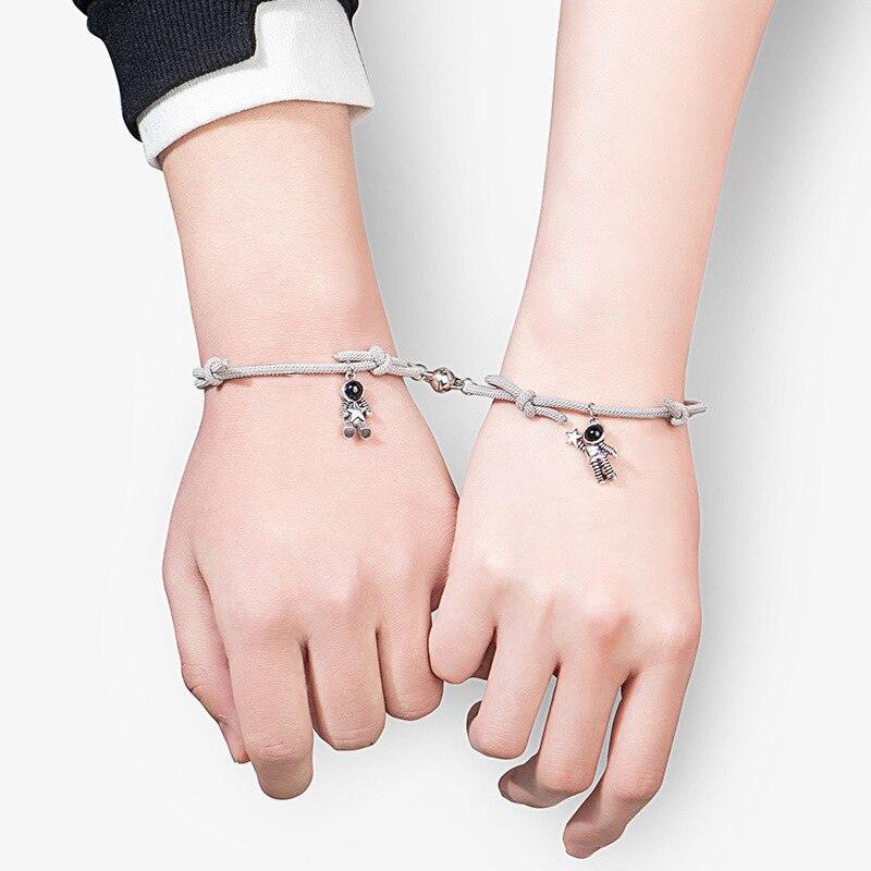 Magnetic Couple Bracelet Set - Stylish Friendship Jewelry