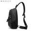 New Men's Summer Chest Bag Fashion Trend Atmospheric Business Messenger Bag All-Match USB Shoulder Bag - Korvel