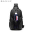 New Men's Summer Chest Bag Fashion Trend Atmospheric Business Messenger Bag All-Match USB Shoulder Bag - Korvel