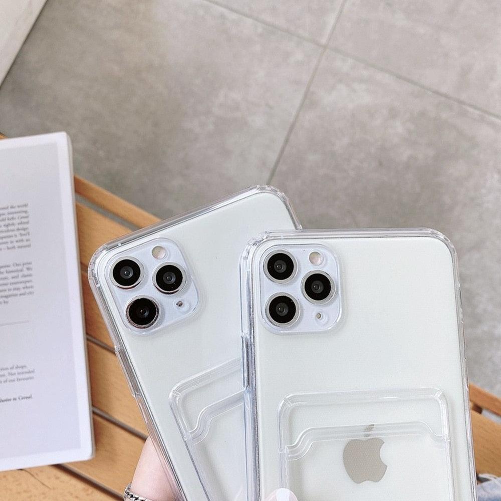 Premium Mini Wallet Card Holder Case for iPhone