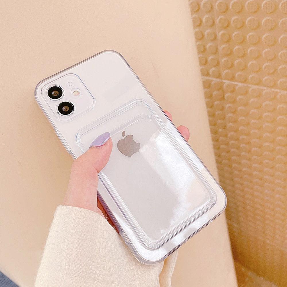 Premium Mini Wallet Card Holder Case for iPhone
