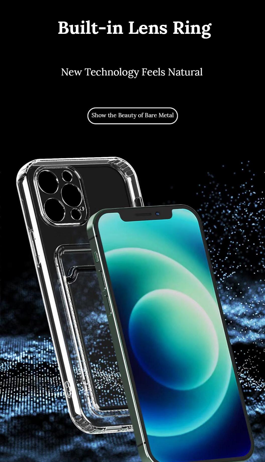 Premium Mini Wallet Card Holder Case for iPhone