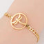 Elegant Stainless Steel Butterfly & Elephant Bracelet for Women