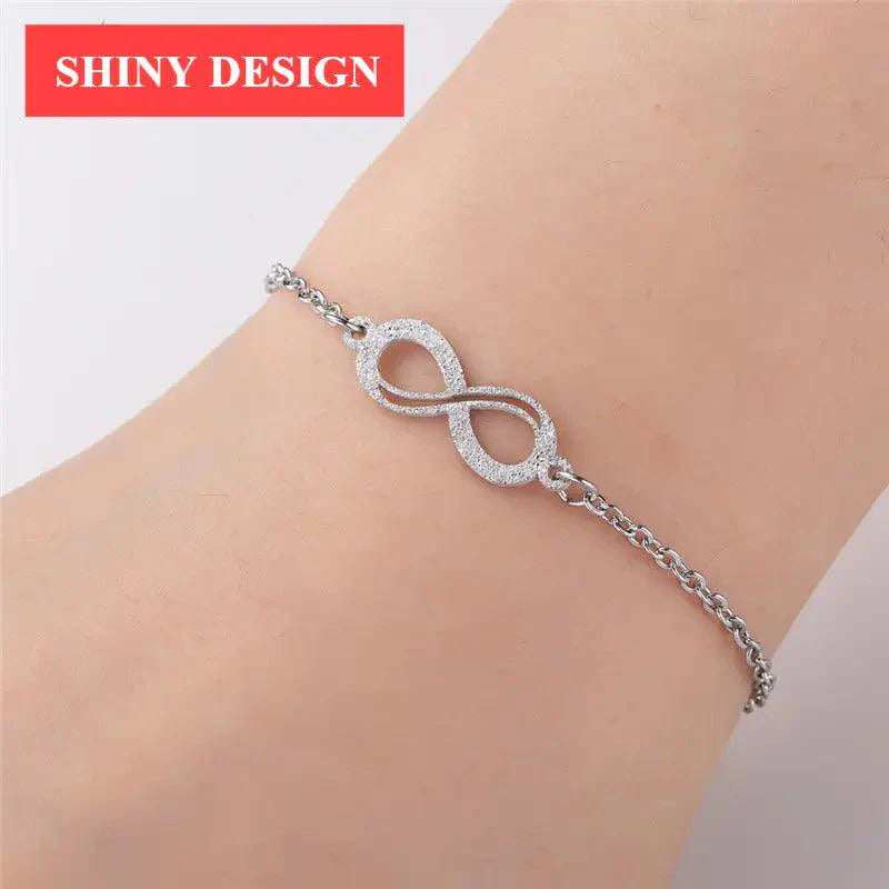 Elegant Stainless Steel Butterfly & Elephant Bracelet for Women