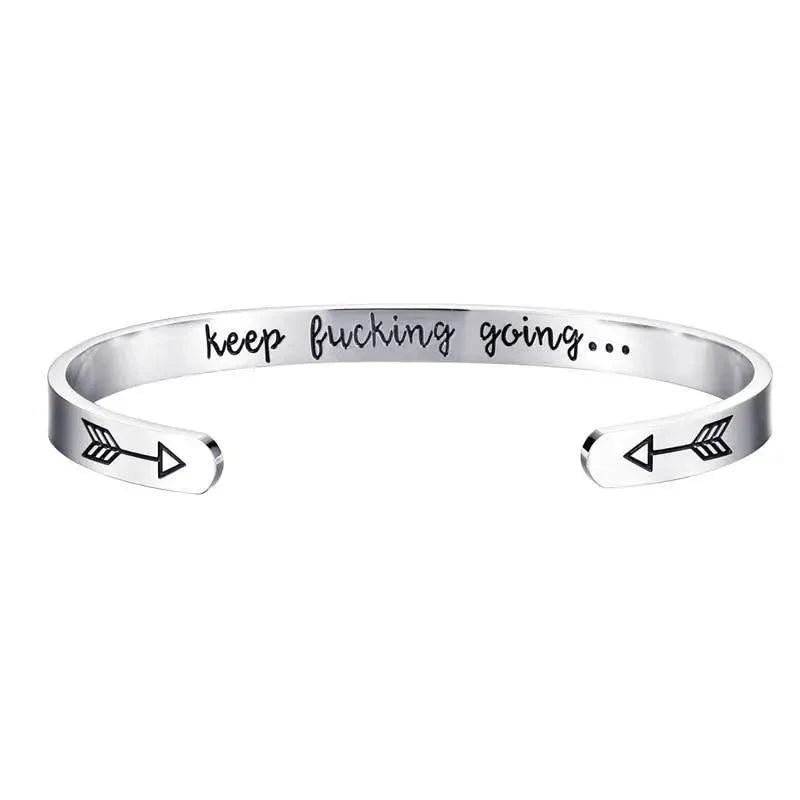 Elegant Stainless Steel Butterfly & Elephant Bracelet for Women