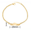 Elegant Stainless Steel Butterfly & Elephant Bracelet for Women