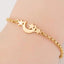 Elegant Stainless Steel Butterfly & Elephant Bracelet for Women