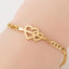 Elegant Stainless Steel Butterfly & Elephant Bracelet for Women