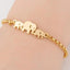Elegant Stainless Steel Butterfly & Elephant Bracelet for Women