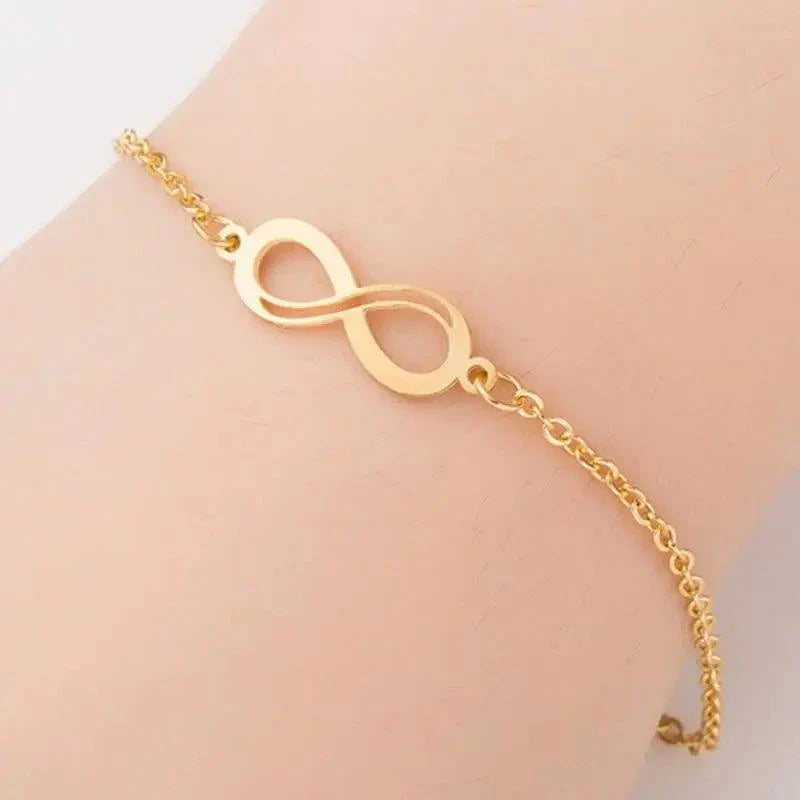 Elegant Stainless Steel Butterfly & Elephant Bracelet for Women