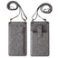 New Multi Function Messenger Vertical Retro Mini One-Shoulder Crocodile Pattern Coin Purse Mobile Phone Bag - Korvel