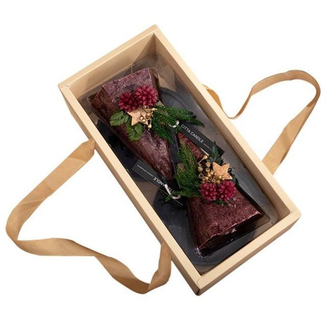 Vela Aromática de Árbol de Navidad Nórdico - Decoración Navideña Premium