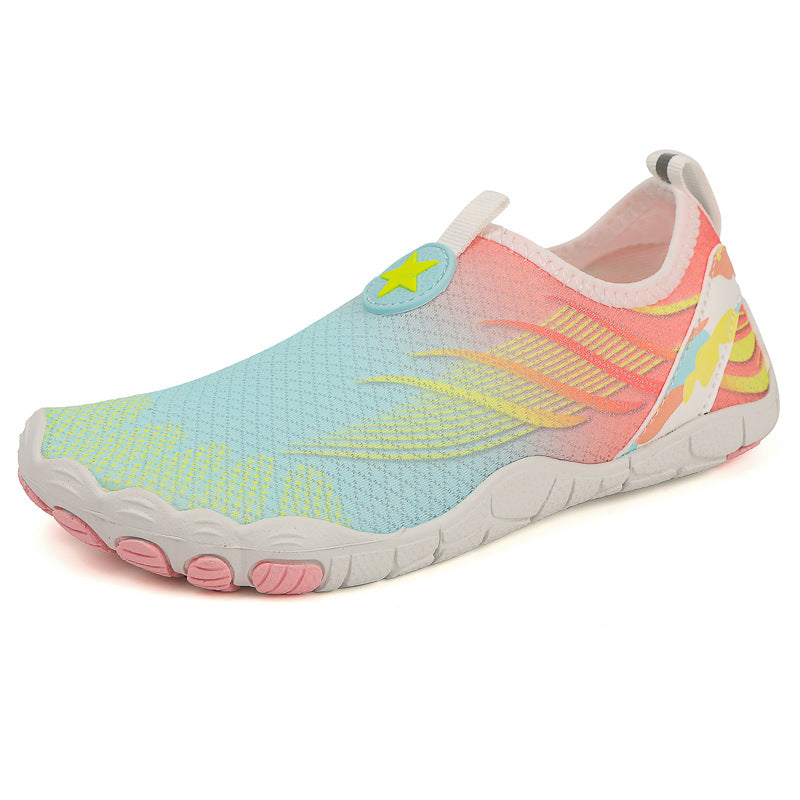 New outdoor beach shoes men's and women's creek shoes wading shoes non-slip and cut-resistant breathable soft-soled quick-drying swimming shoes - Korvel