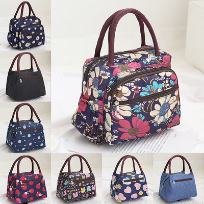 Portable Oxford Cloth Lunch Bag - Insulated & Versatile
