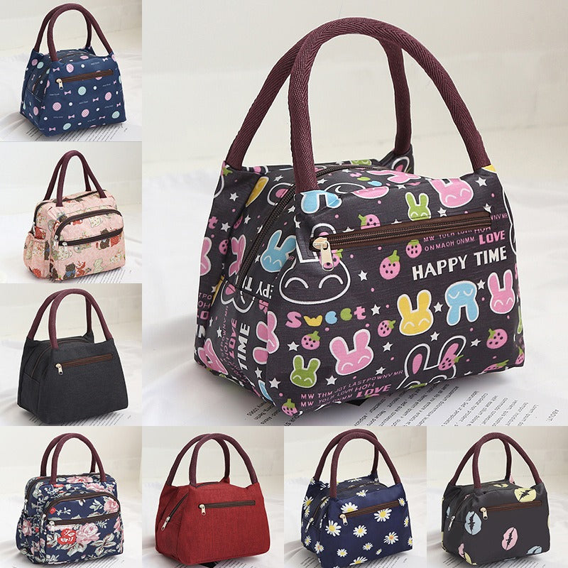 Bolsa de Almuerzo Portátil de Tela Oxford - Aislada y Versátil